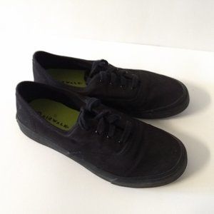 Black Airwalk Canvas Sneakers Womens US 9.5